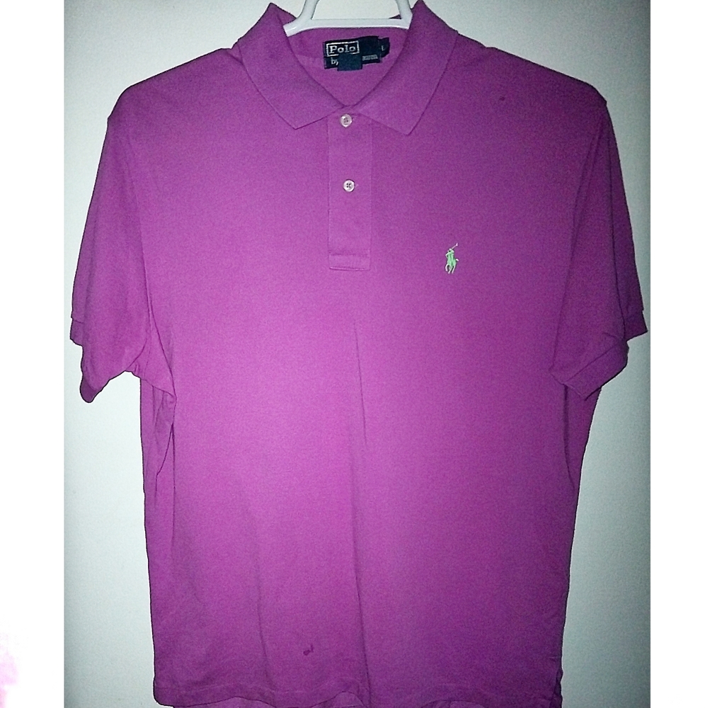 POLO BY RALPH LAUREN MEN'S L POLO STYLE SHIRT